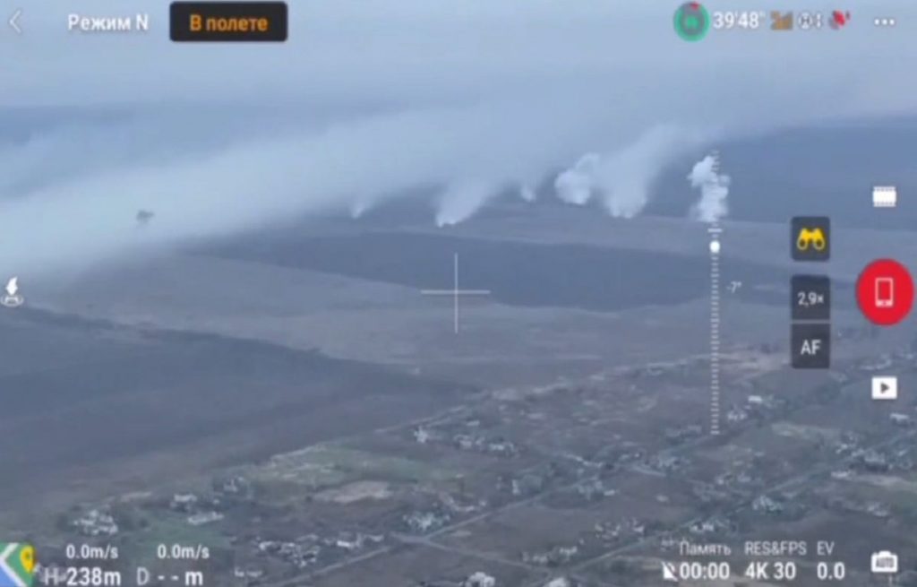 Видео разгрома колонны ВС РФ под Угледаром