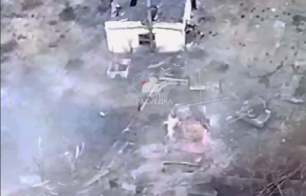 Видео с Промки Авдеевки. Танк расстреливает укрытия ВСУ