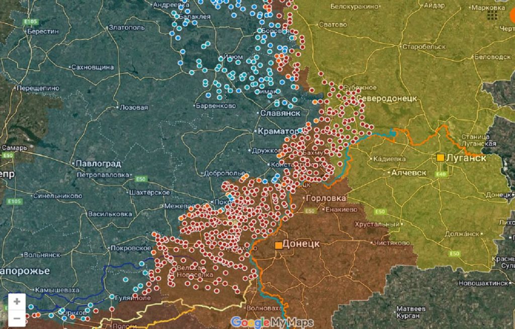 Актуальная карта российско-украинской войны от нейтрала